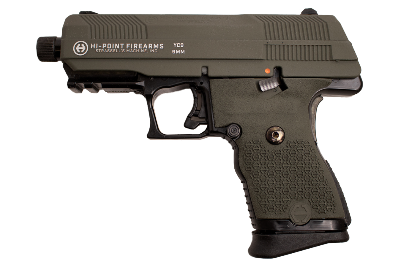 HI POINT YC9 9mm Optic Ready Pistol with OD Green Finish